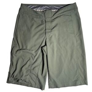Salomon Mens Sz (EU 50) (US 32) Mountain Bike Shorts Durable Fabric Olive -1476
